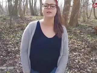 Big ass curvy teen gets an outdoor creampie in the woods xxx video vids