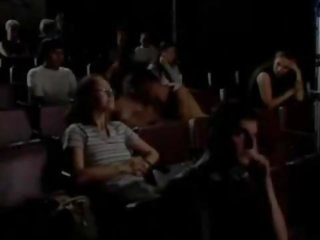 Dirty movie in public Cinema